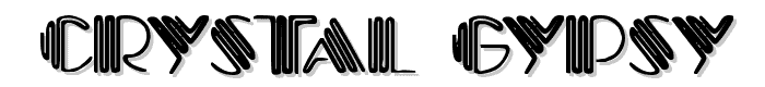 Crystal Gypsy font